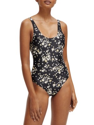 Bañador Scotch & Soda Reversible Printed Mujer Negros | SN-SAS56882