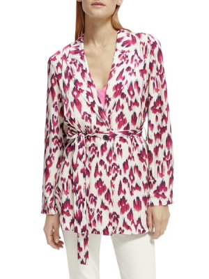 Blazers Scotch & Soda Ligeros Printed Ed Mujer Rosas | SN-SAS56823