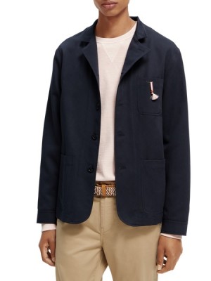 Blazers Scotch & Soda Single-breasted Hombre Azul Marino | SN-SAS56552