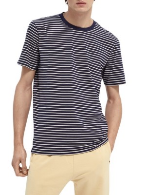 Camiseta Scotch & Soda Classic A Rayas Hombre Multicolor | SN-SAS56445