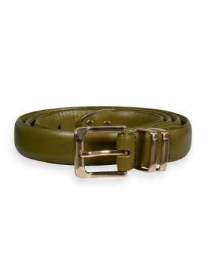 Cinturones Scotch & Soda Acolchado Cuero Mujer Verdes | SN-SAS56905