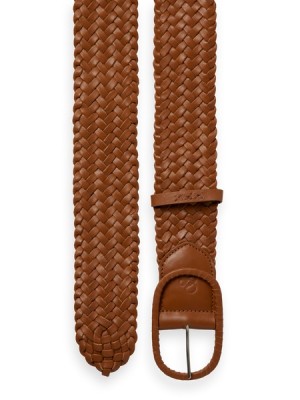 Cinturones Scotch & Soda Braided Cintura Mujer Marrom | SN-SAS56906