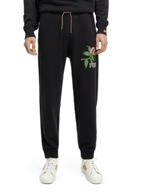 Co-ords Scotch & Soda Organic Algodon Flower Hombre Negros | SN-SAS56625