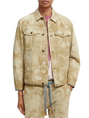 Co-ords Scotch & Soda Tie-dye Denim Trucker Hombre Multicolor | SN-SAS56627