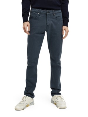 Jeans Scotch & Soda The Ralston Regular Slim Fit Grey Toned Hombre Azul Marino | SN-SAS56529