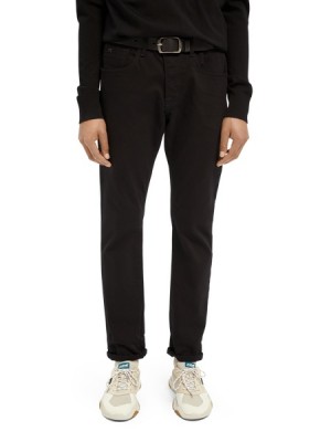 Jeans Scotch & Soda The Ralston Regular Slim Fit Hombre Negros | SN-SAS56536