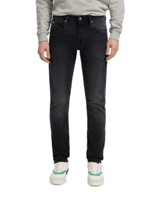 Jeans Scotch & Soda The Ralston Regular Slim Fit Hombre Negros | SN-SAS56540