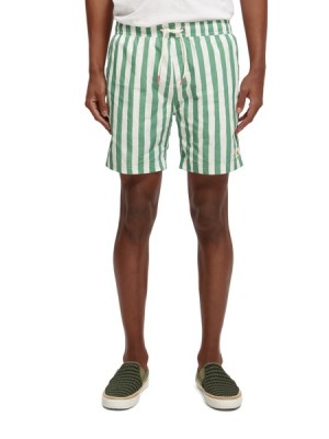 Nadar Scotch & Soda Printed Mid-length Swim Hombre Verdes | SN-SAS56683