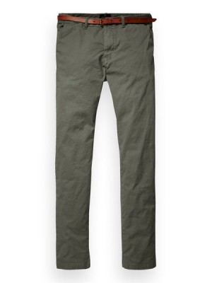 Pantalon Scotch & Soda Slim Fit Hombre Grises | SN-SAS56580
