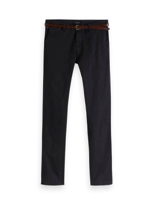 Pantalon Scotch & Soda Slim Fit Hombre Marrom | SN-SAS56574