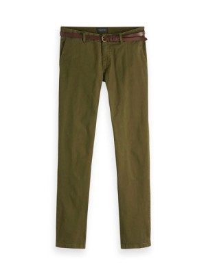 Pantalon Scotch & Soda Slim Fit Hombre Verdes | SN-SAS56584