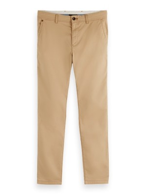 Pantalon Scotch & Soda The Mott Super-slim Fit Organic Algodon Hombre Marrom | SN-SAS56598