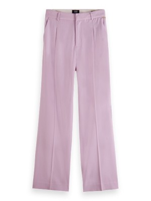 Pantalones Scotch & Soda Low-rise Anchos Leg Mujer Lavanda | SN-SAS56839
