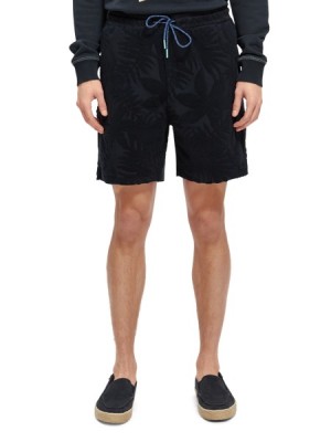 Short Scotch & Soda Printed Jacquard Hombre Azul Marino | SN-SAS56657