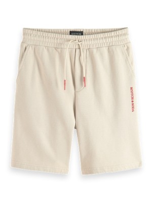 Short Scotch & Soda Unisex Organic Algodon Sweat Hombre Grises | SN-SAS56629