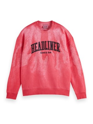 Sudaderas Scotch & Soda Oil-dye Hombre Rosas | SN-SAS56434