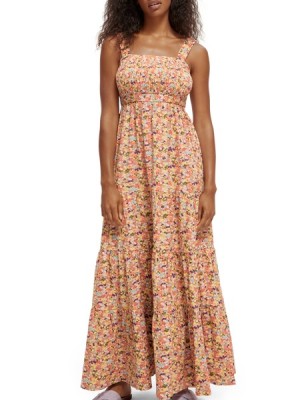 Vestido Scotch & Soda Seersuckers Maxi Mujer Multicolor | SN-SAS56770